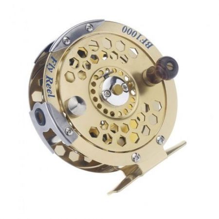 Full Metal Fly Fish Reel Former Ice Fishing Vessel Wheel BF1000A 0.5mm/500m 1:1