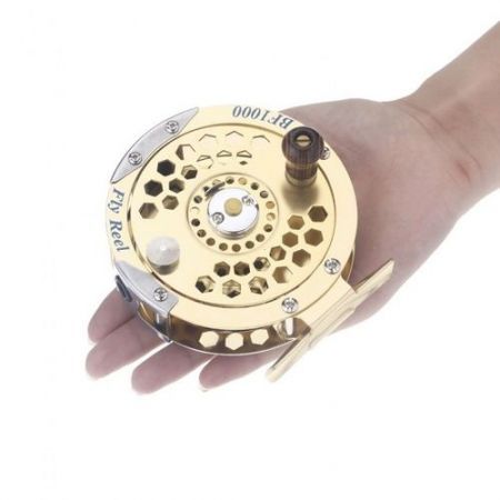 Full Metal Fly Fish Reel Former Ice Fishing Vessel Wheel BF1000A 0.5mm/500m 1:1