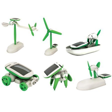 LUD Solar Powered Toys Educational DIY Kit Set (6-Model)