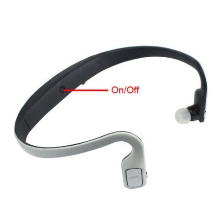 Running Sport Bluetooth Wireless Headset Earphone For iPhone Samsung White