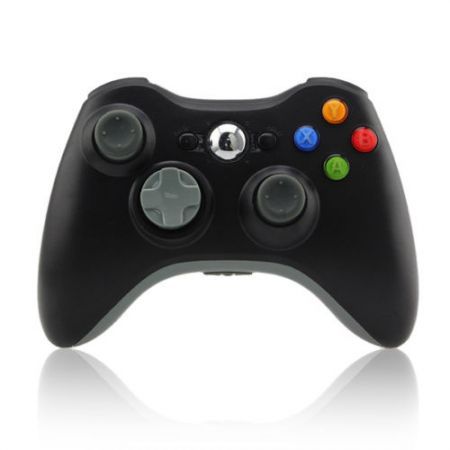 Wireless Shock Game Controller For Microsoft xBox360 Black