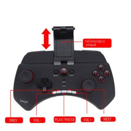 iPega PG-9025 Wireless Bluetooth Game Controller for iPhone iPad Samsung PC Black