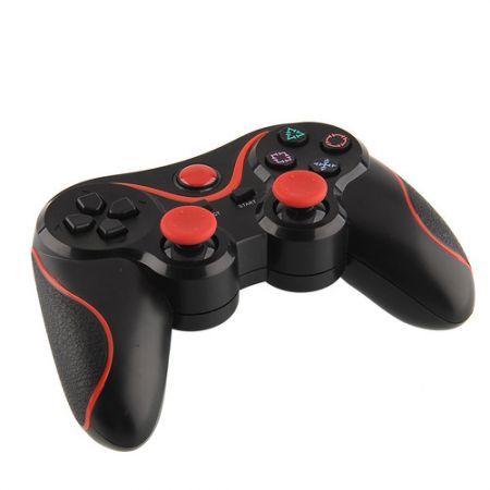 Bluetooth Wireless Joystick Game Controller For PS3 Black+Red