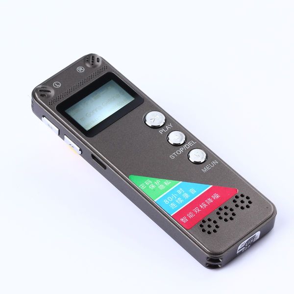 500 8GB Professional High-definition Digital Voice Recorder Stereo Dictaphone with Mp3 and Storage