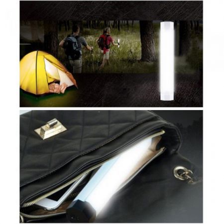 UY Q8 Smart Portable Magnetic 4-level Brightness with Flash Mode Rechargeable LED Flashlight / Lantern(Random Color)