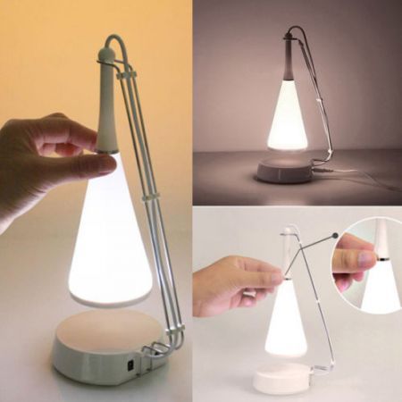 Touch Sensor USB Led Table Music Lamp White