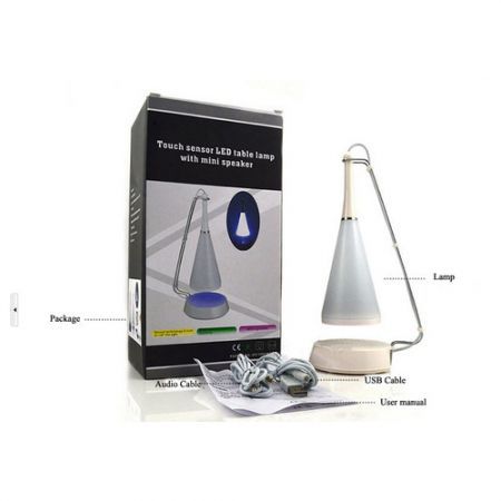 Touch Sensor USB Led Table Music Lamp White