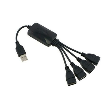 4 Port Hub USB 2.0 Splitter Cable Adapter for Laptop PC Desktop