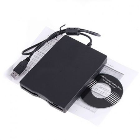 LUD USB 1.1/2.0 External 1.44 MB 3.5 inch Floppy Disk Drive