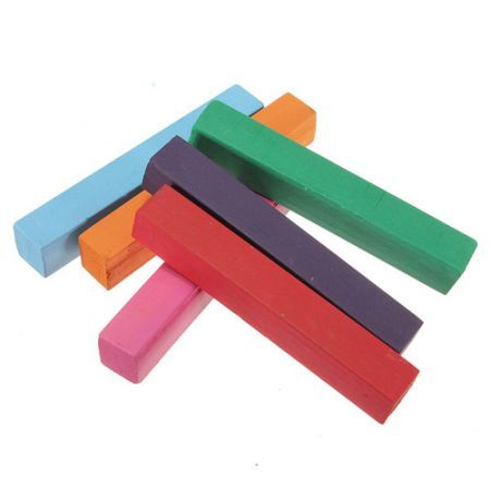 6pcs Non-toxic Temporary Pastel Square Hair Chalk