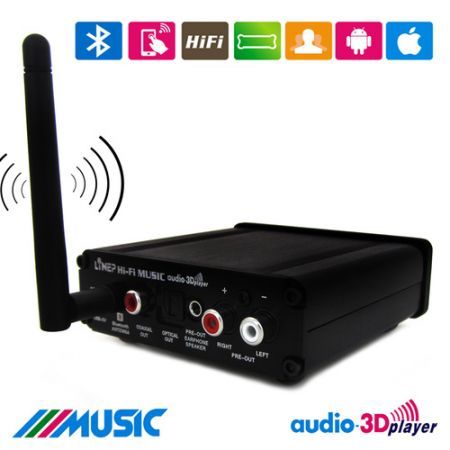 Bluetooth Wireless Digital Optical Fiber / Coaxial /5.1 Hi Fi Audio Hifi / Audio Wireless Speaker Receiver