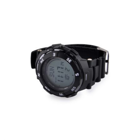 Multifunctional Waterproof Outdoor Sport Quartz Digital Wrist Watch w/ Compass Black