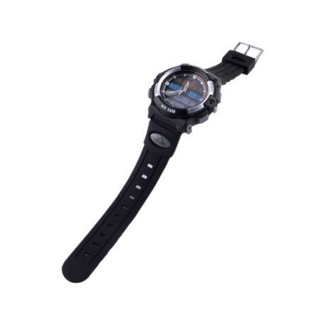 ALIKE A95 Sports 50m Water Resistant Quartz Digital Wrist Watch - Black + Grey