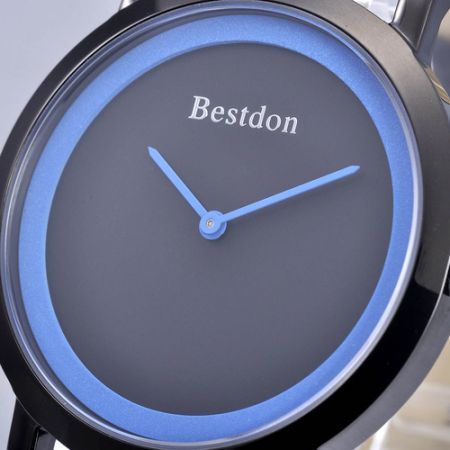 BESTDON BD9969 Men's Fashionable Simple Waterproof Quartz Wrist Watch ?C Black + Blue