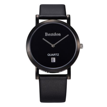 BESTDON BD9951G Men's Fashionable Simple Waterproof Quartz Wrist Watch Black