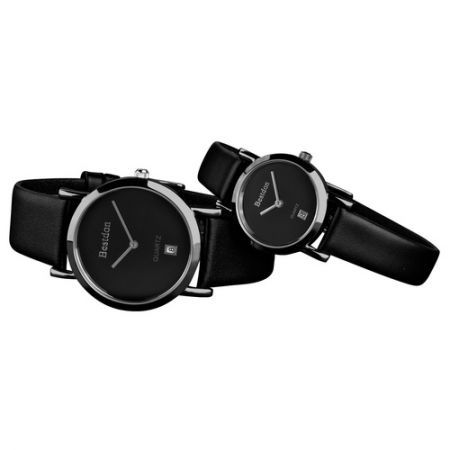 BESTDON BD9951G Men's Fashionable Simple Waterproof Quartz Wrist Watch Black