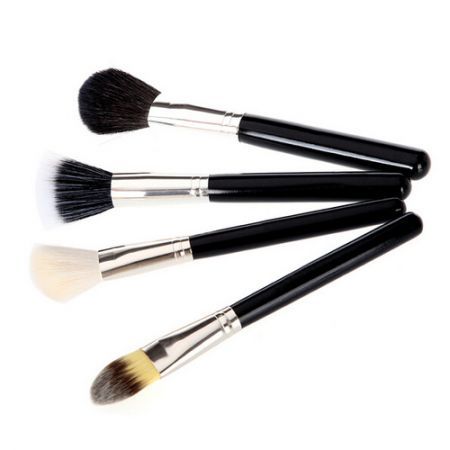 13pcs Professional Makeup Brush Set Cosmetic Brush Kit Makeup Tool with Cup Holder Case Black