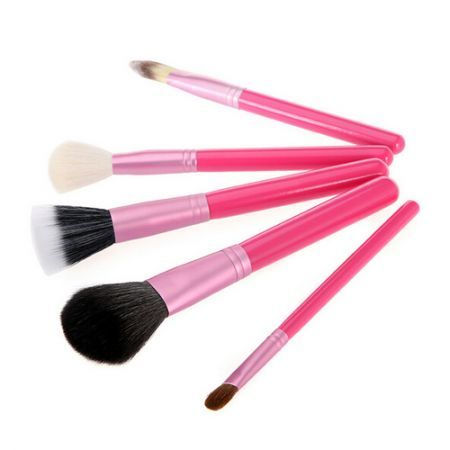 13pcs Professional Makeup Brush Set Cosmetic Brush Kit Makeup Tool with Cup Holder Case Pink