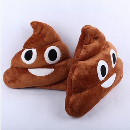 LUD Funny Cotton Poo Shape Throw Pillow Home Office Car Cushion