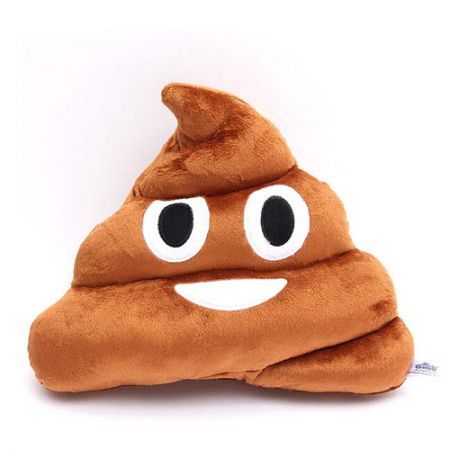 LUD Funny Cotton Poo Shape Throw Pillow Home Office Car Cushion