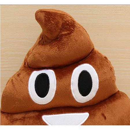 LUD Funny Cotton Poo Shape Throw Pillow Home Office Car Cushion