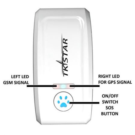 Mini Persona GPS Tracker TK909 Waterproof Long Standby Time For PET Dog Cat