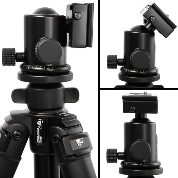 Weifeng 173cm Professional Ball Head Tripod Digital Camera