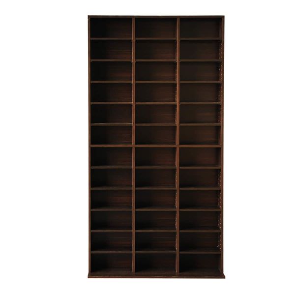 Artiss Bookshelf CD Storage Rack - BERT Brown