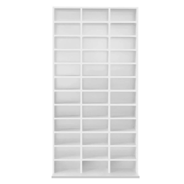 Artiss Bookshelf CD Storage Rack - BERT White