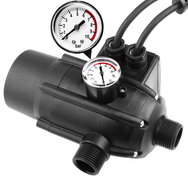 Giantz Adjustable Automatic Electronic Water Pump Controller - Black