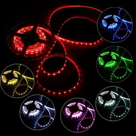 5M Non-Waterproof 5050 SMD 300 LED Strip Light RGB