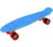 Small Retro Skateboard - Blue Deck with Red Wheels