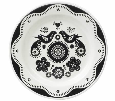 Folklore Enamel Coated Tin Plate - Black