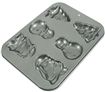 Wiltshire Santa's Kitchen Christmas Muffin Pan - 6 Cup