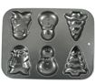 Wiltshire Santa's Kitchen Christmas Muffin Pan - 6 Cup