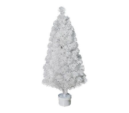 120cm White Fibre Optic Christmas Tree