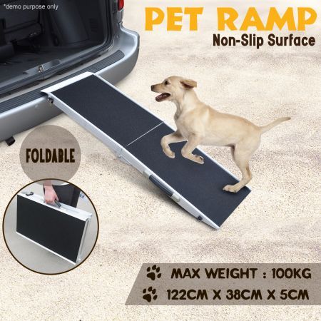 Aluminium Foldable Pet Ramp with Non Slip Surface