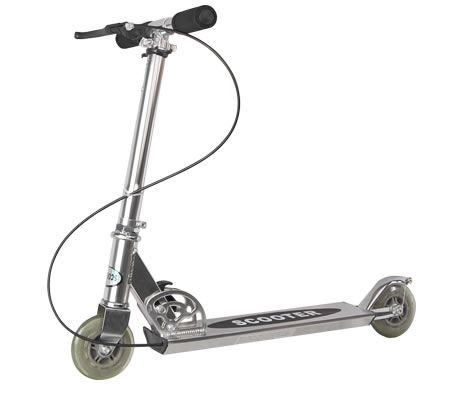 Portable Adjustable Fold Out Scooter with Hand and Foot Brake