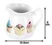 Milk Jar and Sugar Pot Set With Gift Box - Cupcake Design