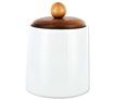Cookie Jar With Bamboo Lid - For Food Storage Also/Small