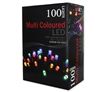 Christmas 10m Fairy Lights Bulb Set - 100 Multi Coloured LED Lights