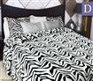 Shangri-La Linen Faux Fur Double Quilt Cover Set - White Tiger