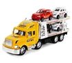King of the Road Semi Trailer Truck Transporter with 8 Cars