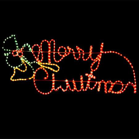 merry christmas outdoor light