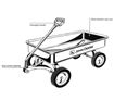John Deere Kids Steel Wagon - 71 cm