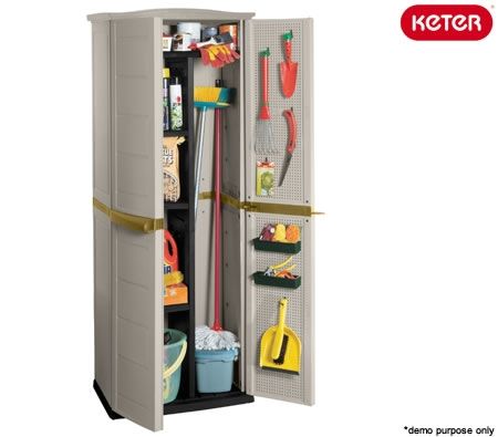 Keter Tall and Compact Shed - Beige