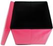 Foldable Storage Ottoman - Watermelon Pink