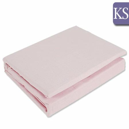 Cannon 75gsm Microfibre Plain Dyed King Single Bed Sheet - Rose