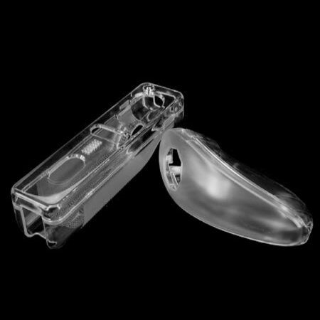 Ritmo Crystal Case Wii-Remote & Nunchuk Clear Hard Plastic Cover For ...