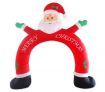 240cm Air Powered Christmas Inflatable Santa Arch Decoration with Light